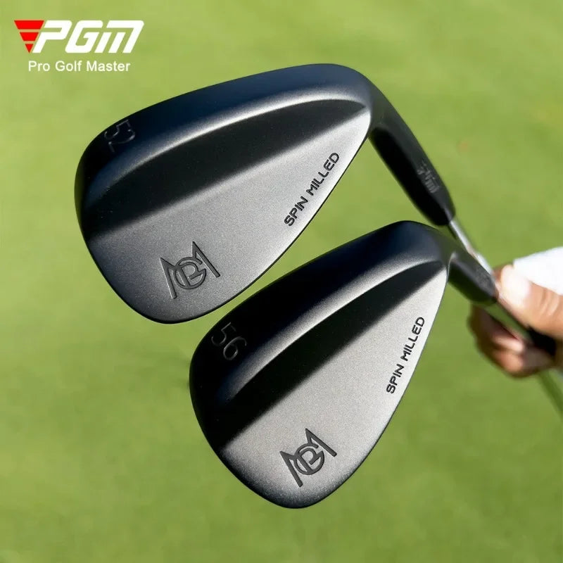 PGM SG012 Wedge de Golf 52 °   Cuña de ajuste 56 °   Pala de golf de hierro corta con eje de acero, cara fresada CNC y acero inoxidable 431