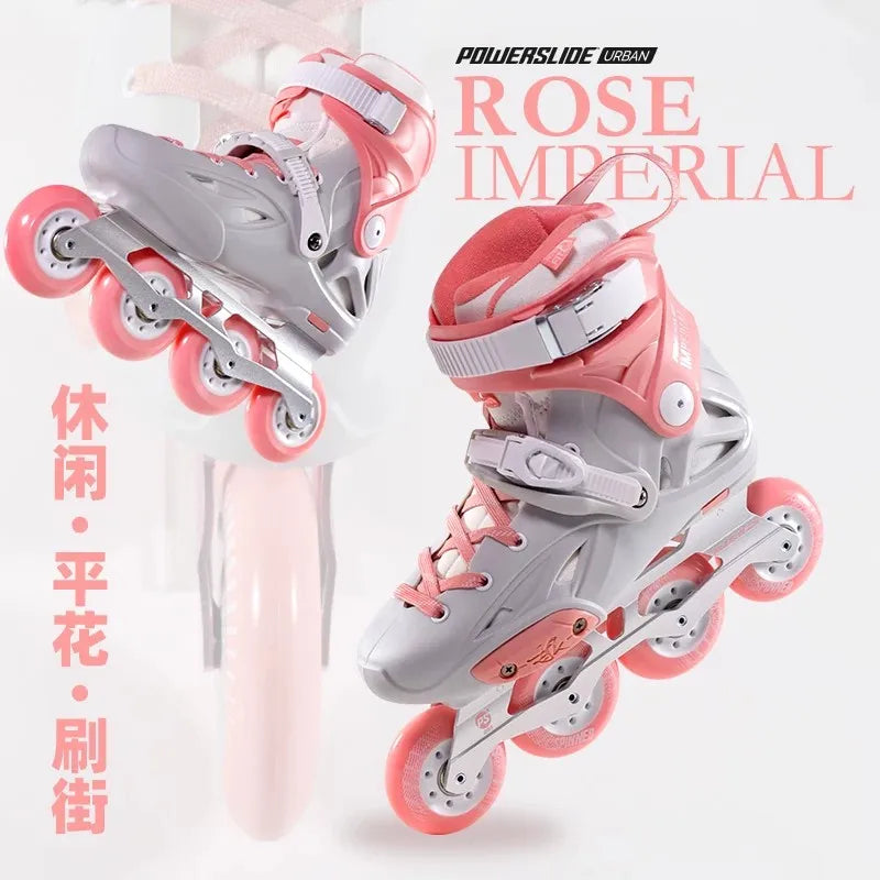 Patines en Línea Powerslide Imperial, Patines Profesionales de Slalom y Freestyle para Adultos, Hombres, Mujeres y Estudiantes Universitarios