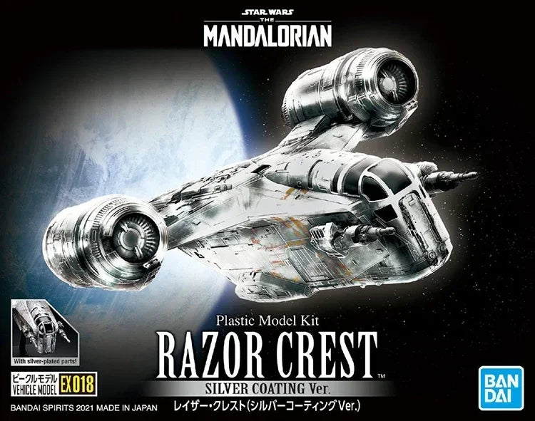 Bandai-figura de acción Original de STAR WARS para niños, modelo coleccionable de Anime, juguetes de montaje, entrega directa