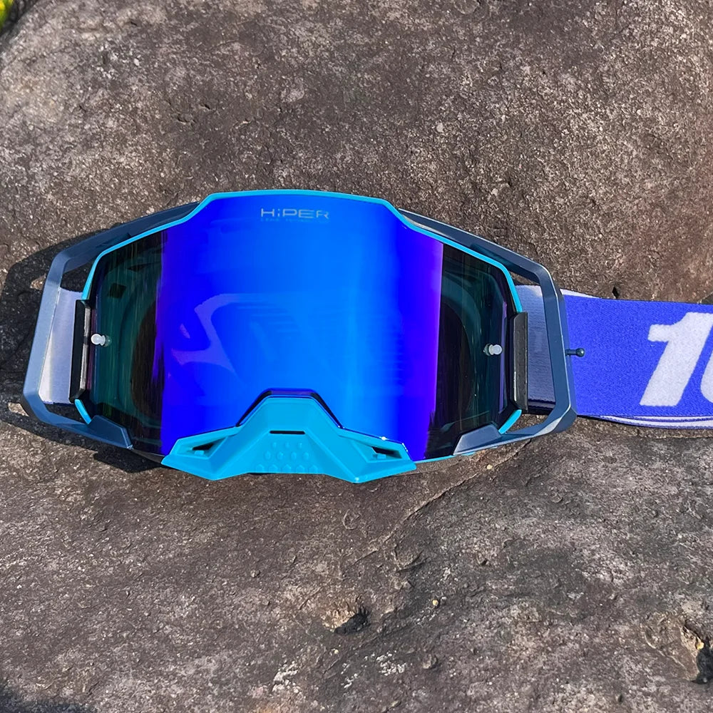 Gafas de Motociclismo Todoterreno, Antipolvo, Antiviento, Gafas Deportivas para MX, ATV, Ciclismo, Esquí, Snowboard, Protección