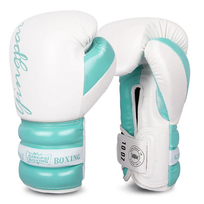 LASTSTAND-guantes de boxeo para hombre y mujer, manoplas de cuero de microfibra para entrenamiento en gimnasio, Equipo de Boxeo, venta al por mayor, 8-12 OZ