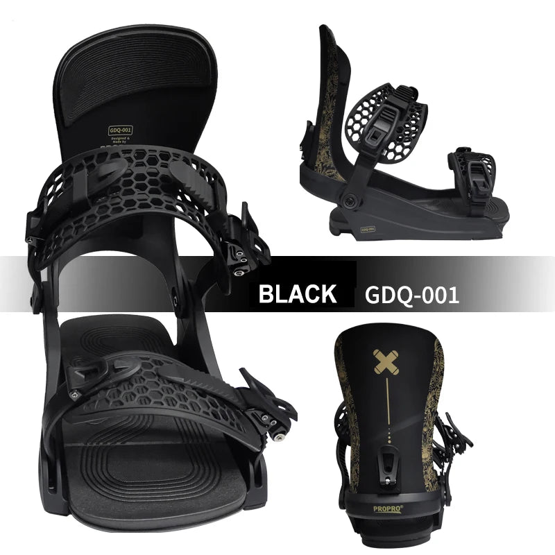 Fijaciones de Snowboard de Alta Calidad Unisex para Todo Tipo de Montaña, Fijaciones de Snowboard Ajustables para Hombre