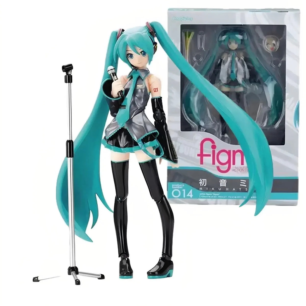 Hatsune Miku 2026 New Anime Girl Figure Figma 014 Virtual Singer Miku Joint Movable Model Statue Toys Doll