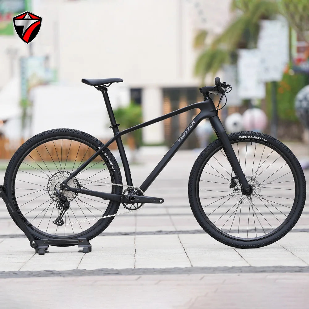 TWITTER WARRIORpro- LT Mountain Bike Carbon Fiber Front Fork Frame Handlebar Mountain Bike