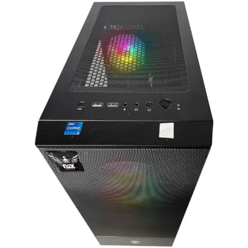 PC de Escritorio Ryzen 5 5500, RTX 3050 6GB, (2 * 8GB) 16 GB RAM 3600 RGB, SSD 480GB M.2 NVME, W11, WiFi, Ratón y Teclado, 1