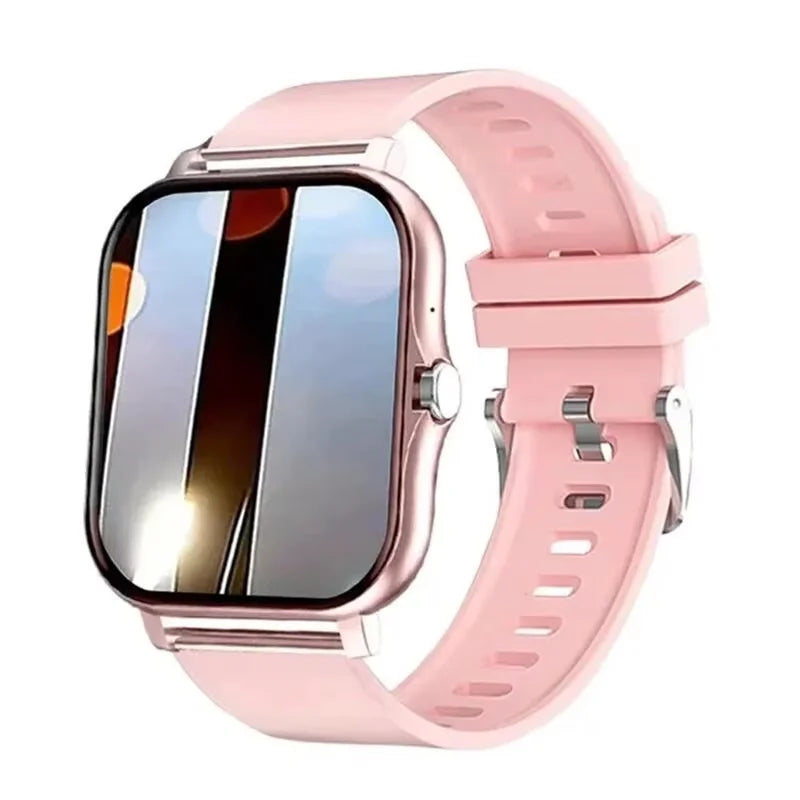 LAXASFIT 2025 New Men's Smart Watch Women's Gift Full Touch Screen Sports Fitness Watch Bluetooth Call Smart Watch