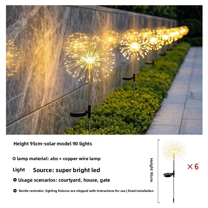 New Style Outdoor Waterproof Atmosphere Solar Ambient Lighting For Courtyard Park Landscaping Home Garden Decoration Lawn Lamp