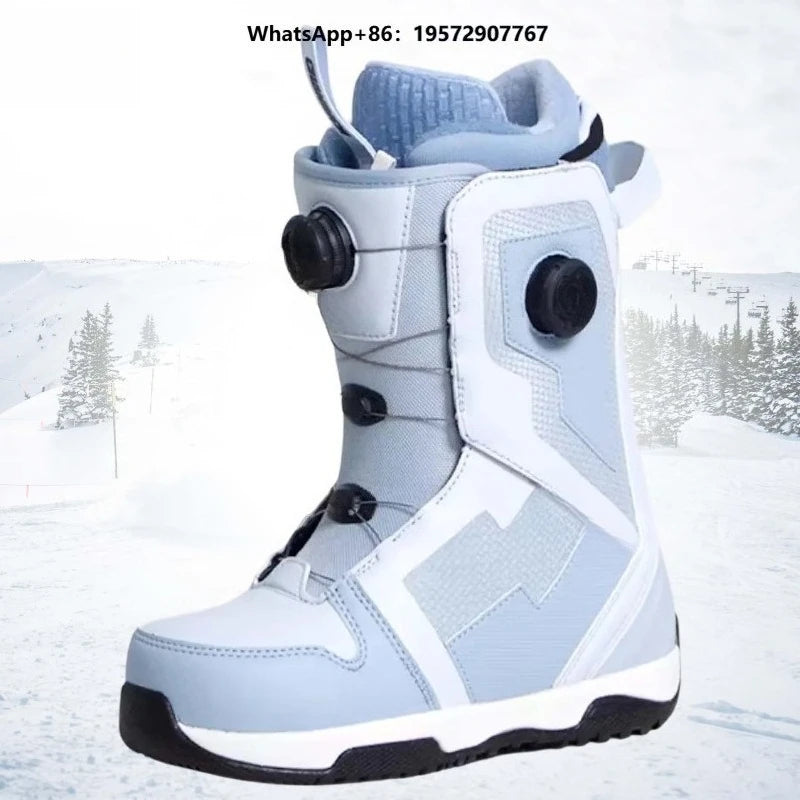 Botas de Snowboard Freestyle Impermeables, Resistentes al Viento, al Frío y Transpirables, Ligeras para Sistema de Snowboard, Invierno y Todas las Estaciones
