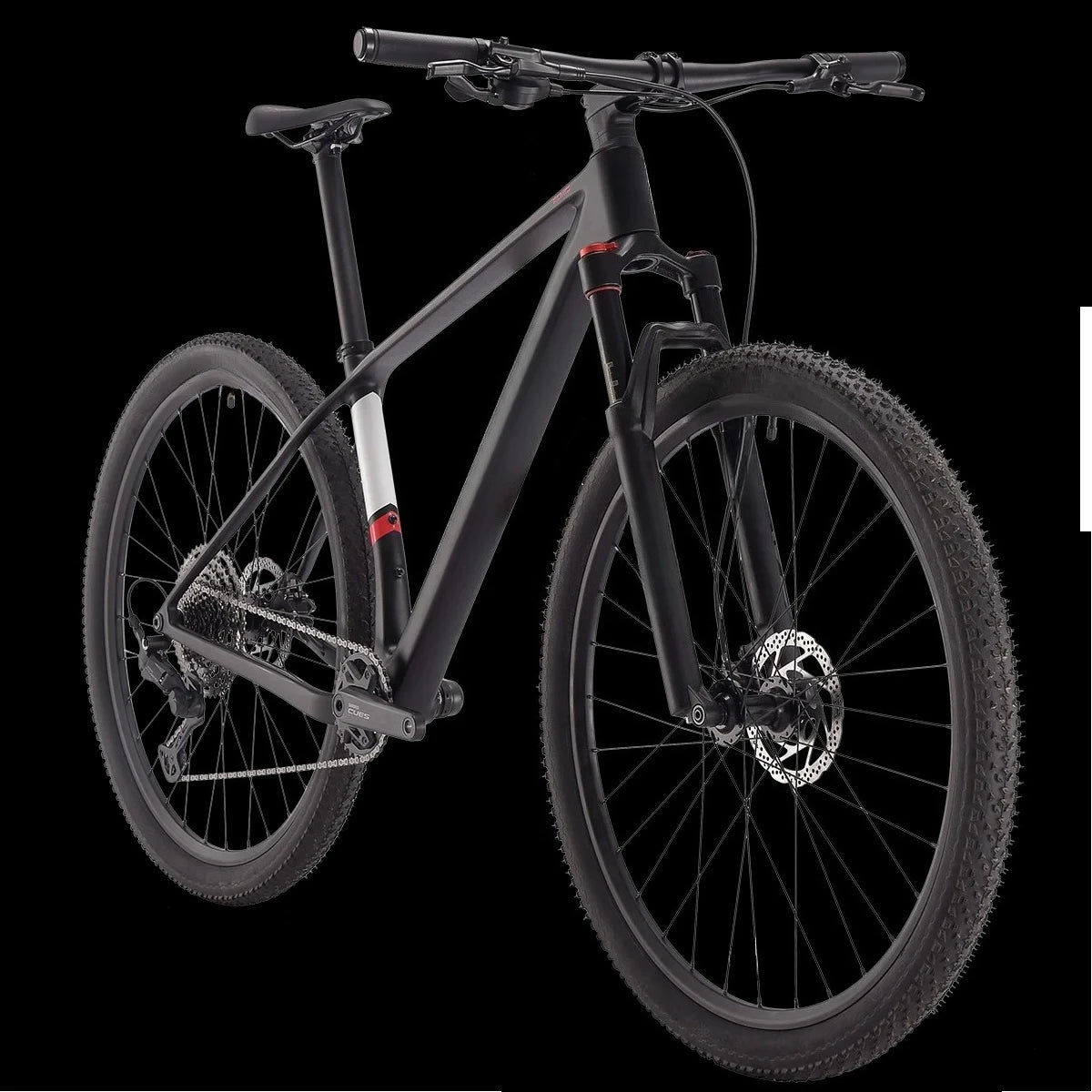 Bicicleta de montaña para adulto MTB con componentes SHIMANO CUES U6000 de 11 velocidades, bicicleta de montaña de fibra de carbono SAVA New Lantop 610/611
