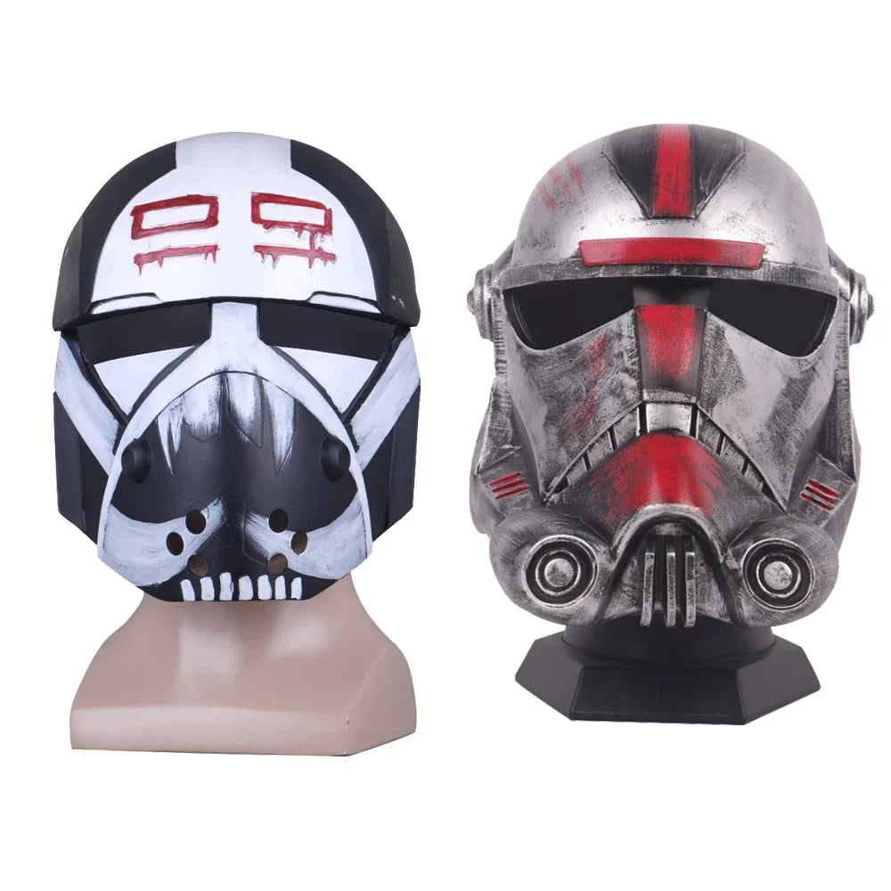 SW The Bad Batch Helmet Cosplay Hunter Wrecker Mask PVC Masks Helmets Halloween Party Prop