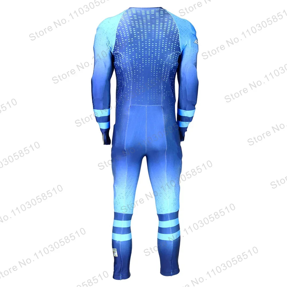 Acrctica GS traje de carrera de velocidad no acolchado para hombre, trajes de esquí de carrera, monos de brida de invierno, conjunto GS de velocidad de descenso de una pieza