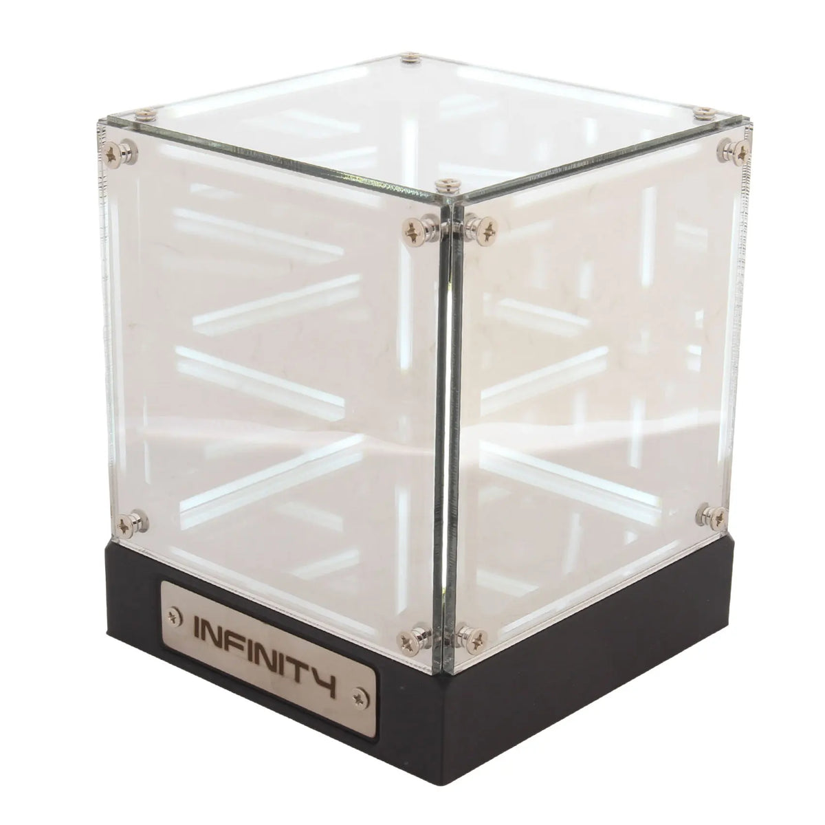Caja de luz LED ABUI Hypercube, vitrina de figuras para lámpara de mesa inalámbrica DIY, adorno de túnel de abismo 4D, luz blanca