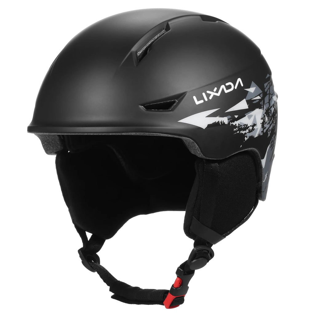 Lixada casco de Snowboard con orejera desmontable para hombres y mujeres, casco de esquí de seguridad con gafas, Correa fija, esquí, deportes de nieve