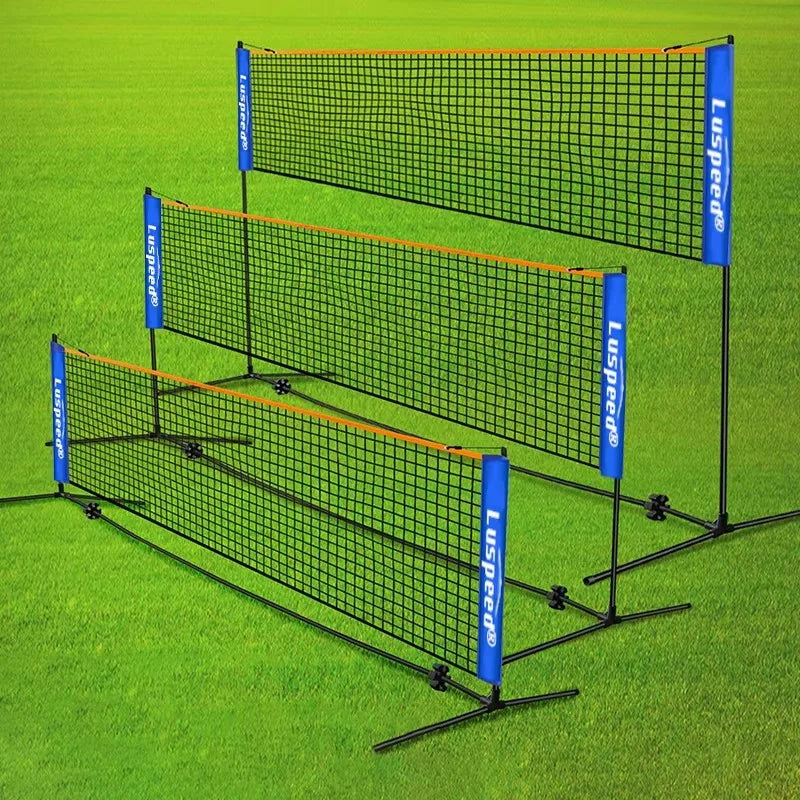 Red Deportiva Portátil para Bádminton, Tenis, Pickleball, Fútbol, Entrenamiento en Interiores y Exteriores, Longitud de 3/4/5/6 m