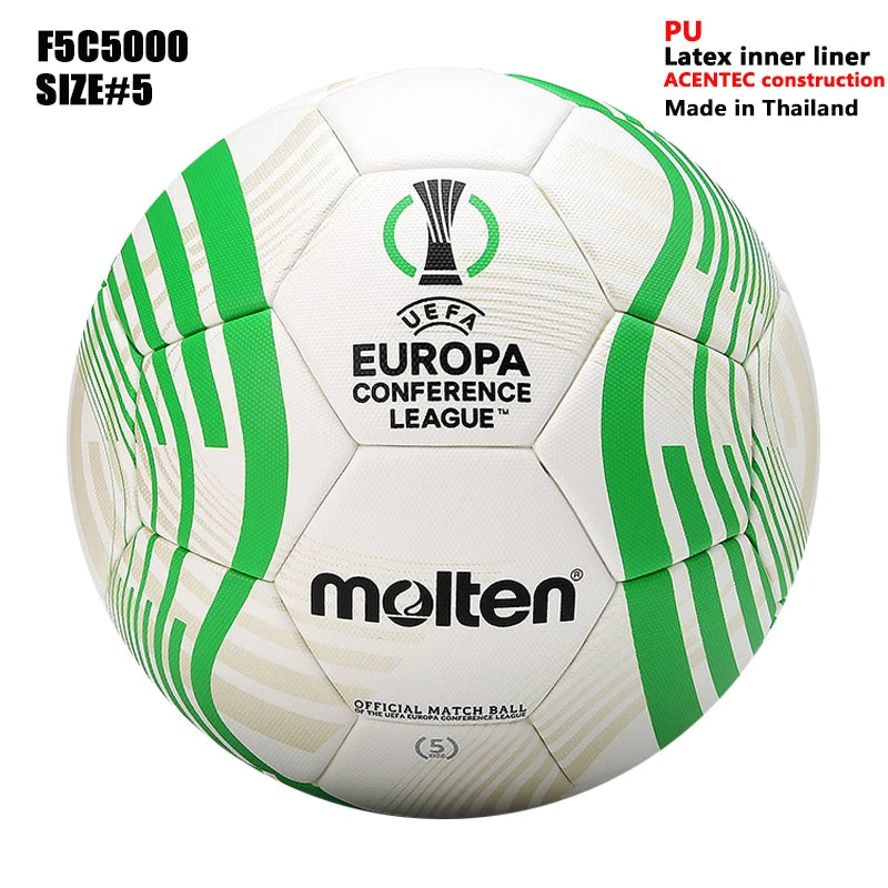 Balones de Fútbol Molten 2027, Tamaño Estándar 5 y 4, Alta Calidad, para Deportes de Equipo al Aire Libre, Partidos, Entrenamientos de Fútbol
