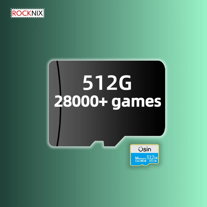 Tarjeta de juego ROCKNIX TF para Retroid Pocket Flip2 plug &amp; play juegos Retro clásicos consola portátil memoria SD solo para SD865