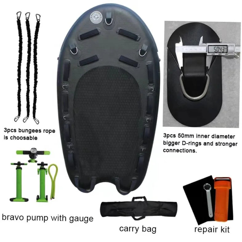 Venta Directa de Fábrica: Tabla de Rescate Inflable para Moto Acuática, Trineo para Moto Acuática en Venta