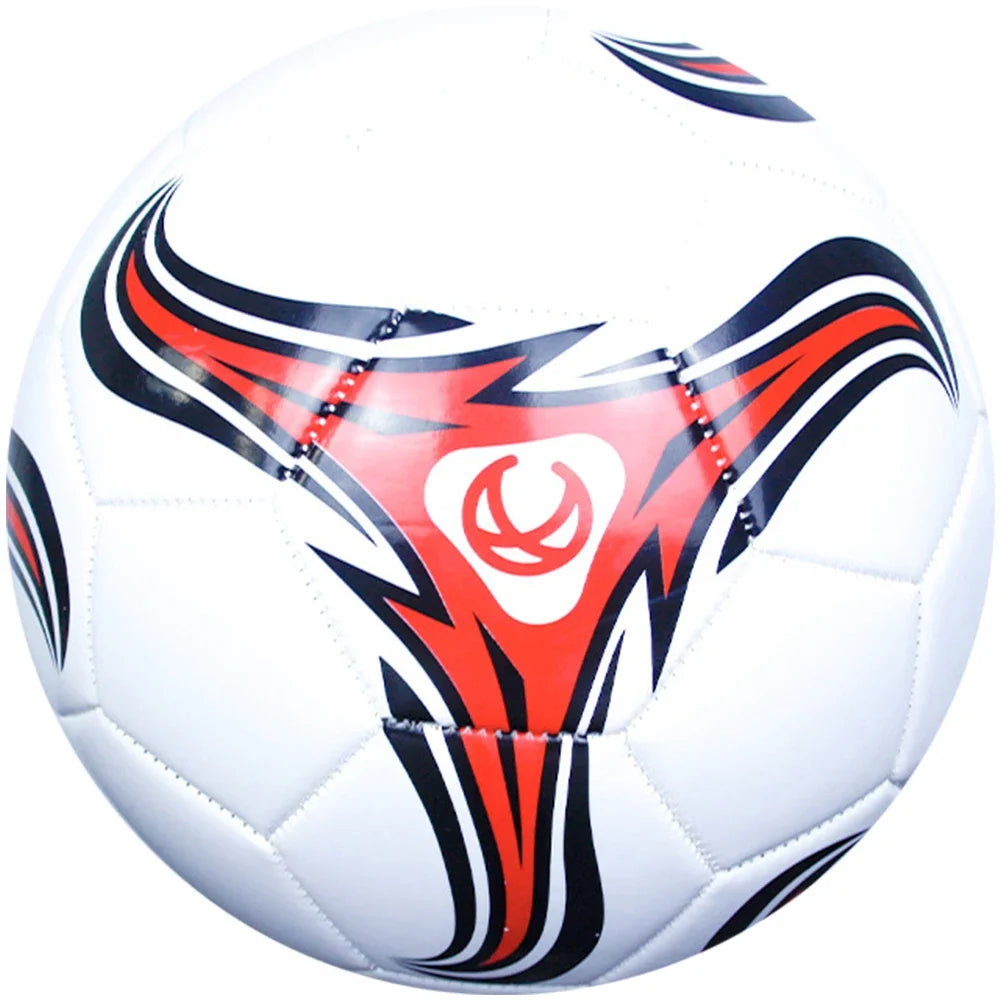 Balón de fútbol profesional de cuero cosido a máquina para niños y adultos, tamaño 5, entrenamiento deportivo al aire libre