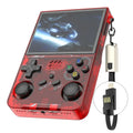 Consola de videojuegos retro portátil R36XX sistema Linux, pantalla IPS de 3,5 pulgadas, reproductor de video de bolsillo, 64GB 128GB, regalo para niños