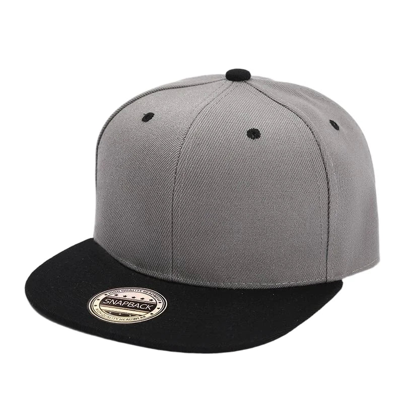 Gorra de béisbol de estilo hip-hop para hombre, tendencia coreana, moda urbana, versátil, color negro, para actividades al aire libre, baile urbano, de ala plana.