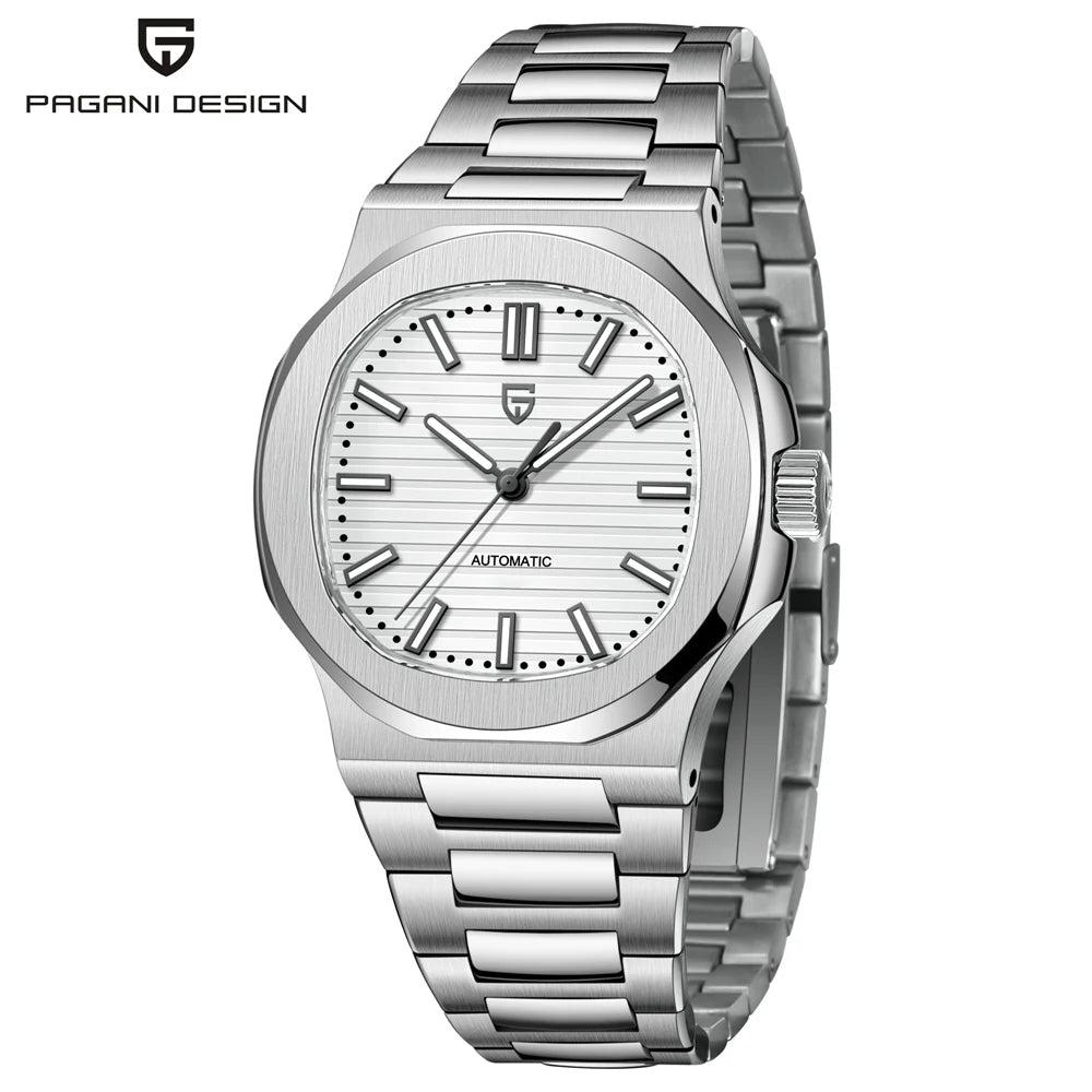 PAGANI DESIGN Men's Watches 2026 New Luxury Rose Gold Automatic Watch Men Sapphire crystal Waterproof Mechanical Wrist Watch Men