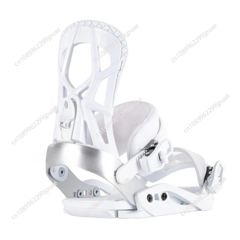 Fijaciones de snowboard All Mountain Unisex Negro Blanco Universal para hombres y mujeres