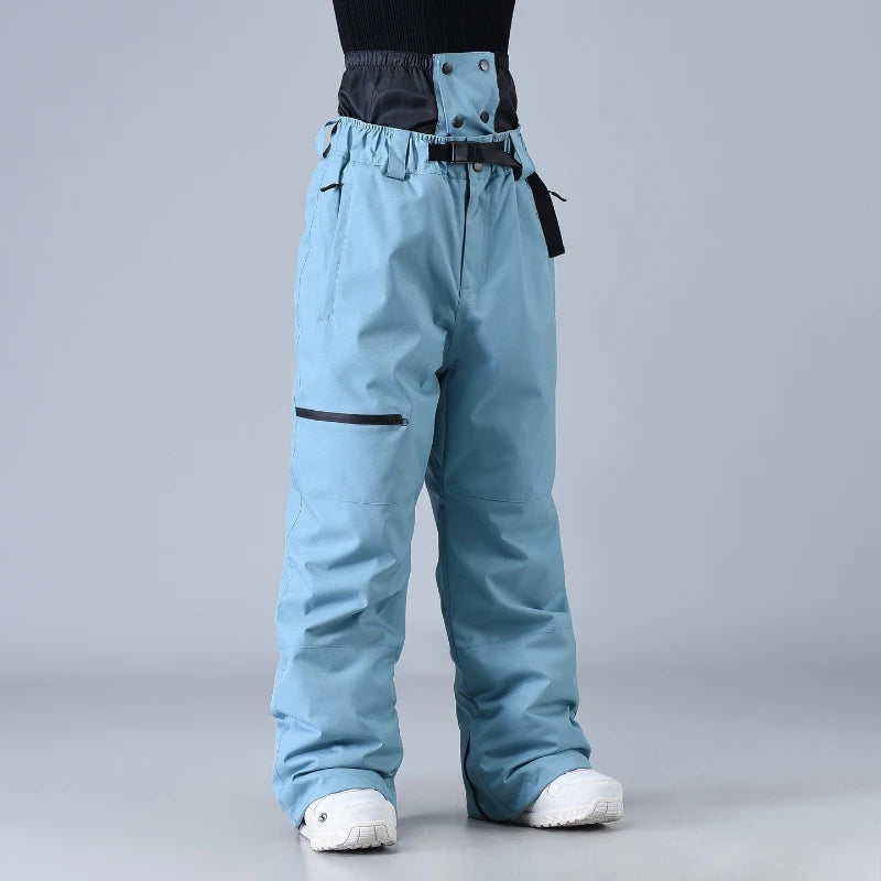 2025 esquí snowboard mujeres hombres pantalones Unisex impermeable a prueba de viento nieve cálida térmica senderismo deportes de invierno actividades al aire libre
