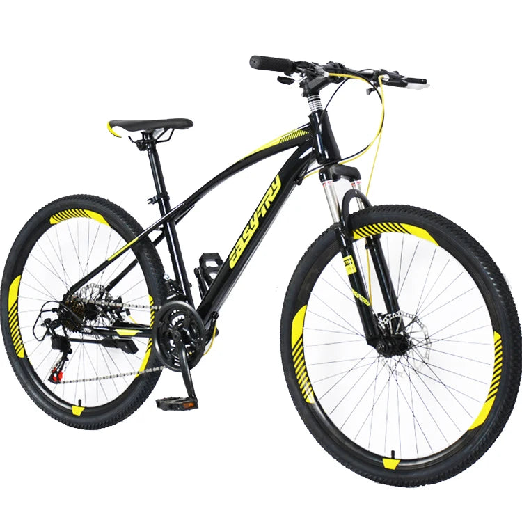 Bicicleta de montaña MTB de 26 pulgadas y 21 velocidades para adultos, bicicleta de aro 29 para hombre con horquilla de acero y freno de disco
