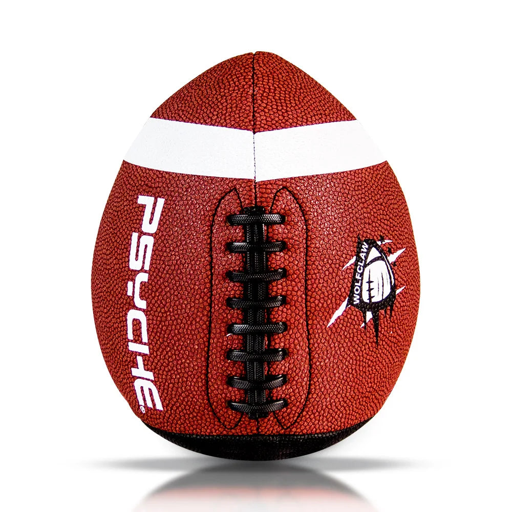 Balón de Fútbol Americano de Piel Sintética PU, Talla 6 y 9, para Entrenamiento, Rugby, Interior y Exterior, Competición