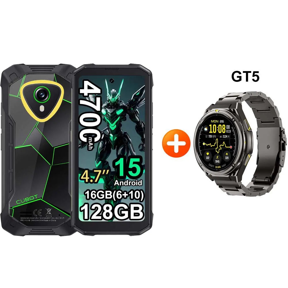 [Enviado desde Polonia] Cubot KingKong Mini 4 Mini Smartphone resistente pantalla de 4,7 pulgadas 90Hz 4700mAh 6GB+128GB NFC 48MP Android 15