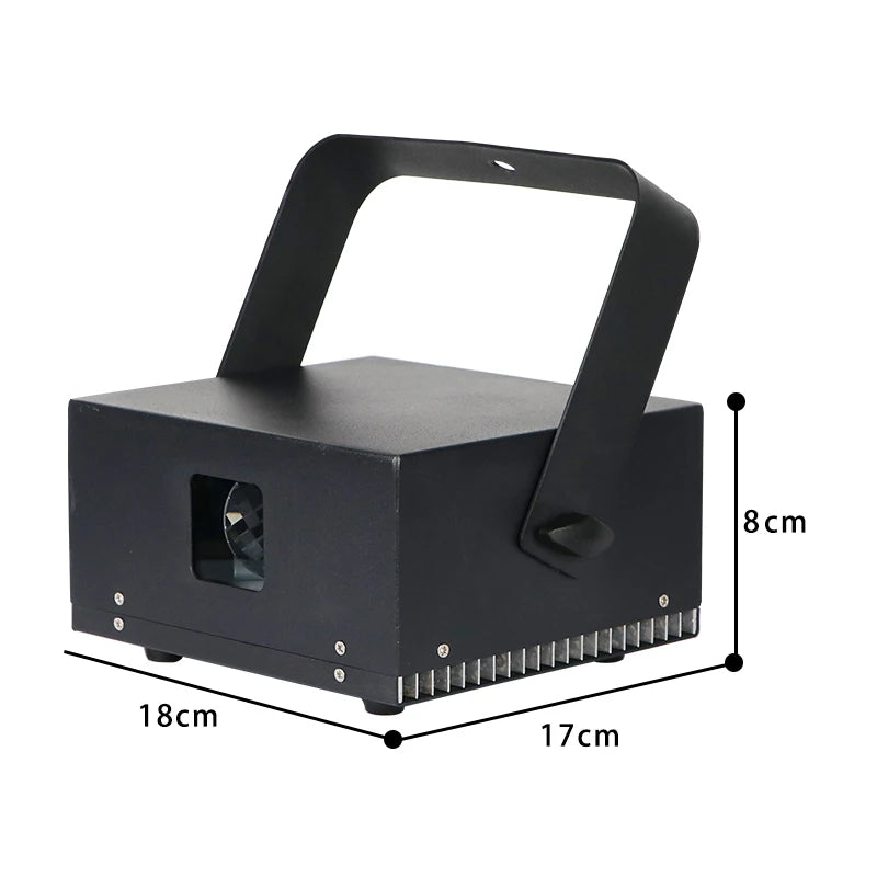 Luz láser RGB de luciérnaga para DJ, proyector láser de cielo estrellado, resistente al agua, DMX, fiesta de discoteca, boda y Navidad