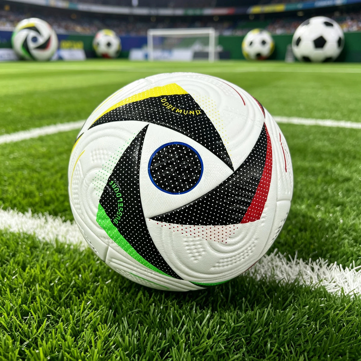 Balones de fútbol tamaño 5, de cuero PU impermeable, para entrenamiento profesional y partidos oficiales, para juegos en exteriores e interiores