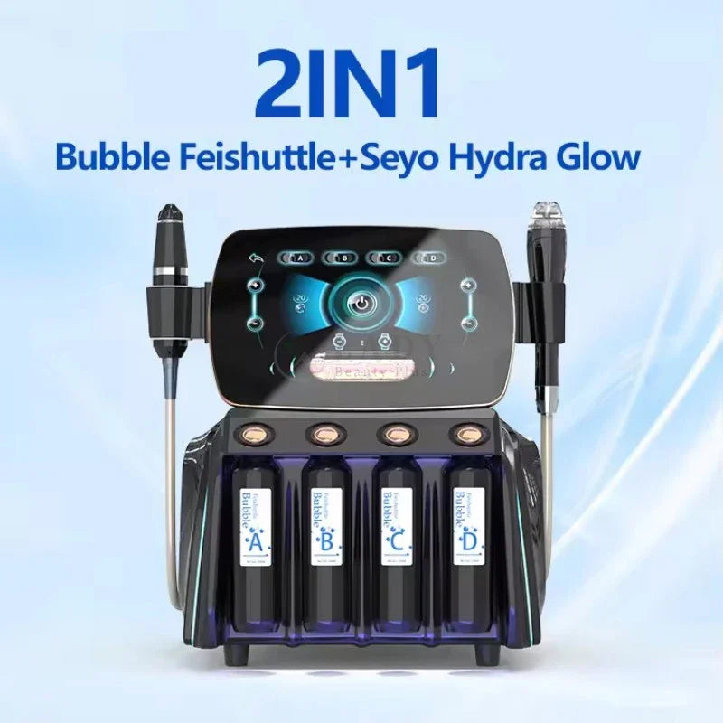 Nueva Llegada, Máquina 2 en 1 para la Eliminación Visual de Puntos Negros, Hidrodermoabrasión, Limpieza Facial, Rejuvenecimiento de la Piel, Hidrodermoabrasión