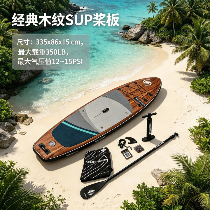 Tabla de Paddle Surf Inflable, Tabla de Surf, Tabla de Stand Up Paddle para Principiantes