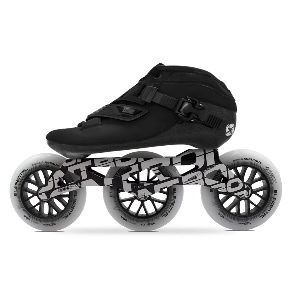 100% patines de velocidad BONT originales LUNA 2PT patín en línea botas de fibra de carbono termomoldables patines de carreras tipos niños adultos