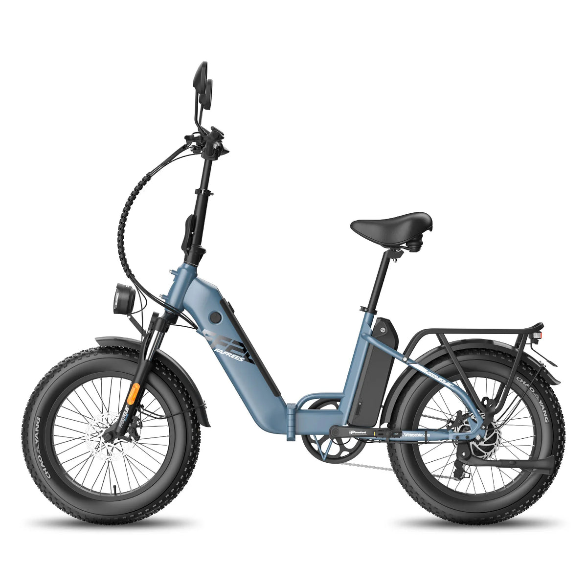Fafrees FF20 Polar Folding Electric Bicycle 500W Dual 48V 12Ah Removable Battery 20x4.0 Fat Tire Mountain E-bike for Adults 45km/h & 90-120km Range