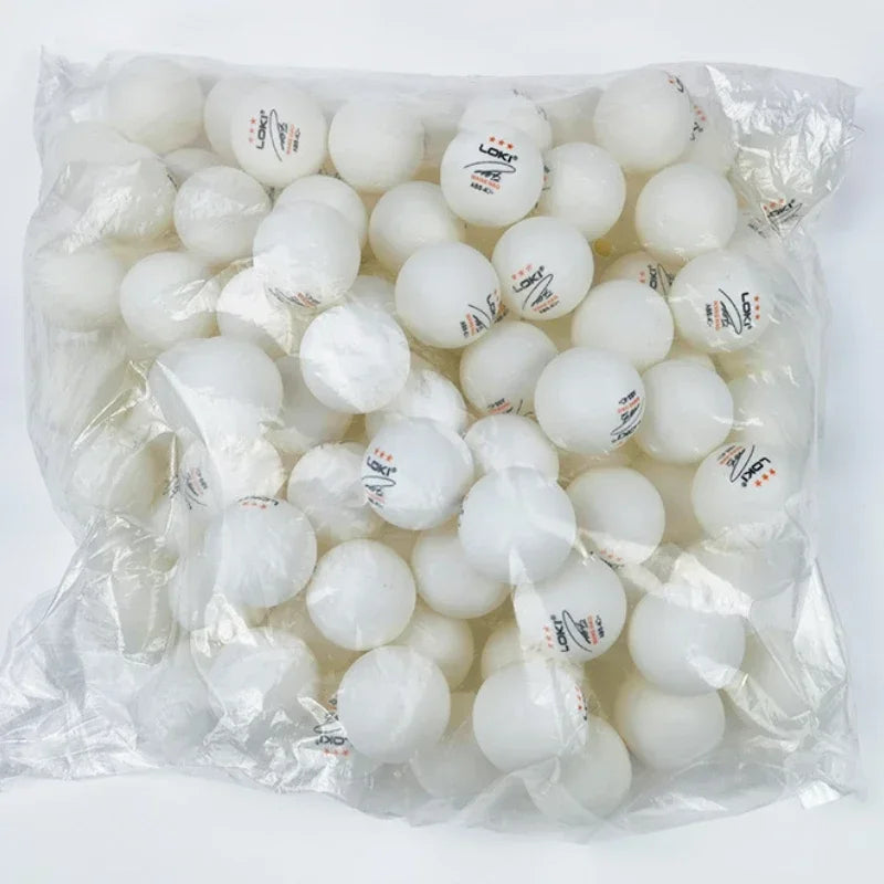Pelotas de tenis de mesa LOKI, 50/100 Uds., 3 estrellas, 40 +, nuevas pelotas de Ping Pong de Material plástico ABS con costura, pelotas de Ping Pong para entrenamiento en Club
