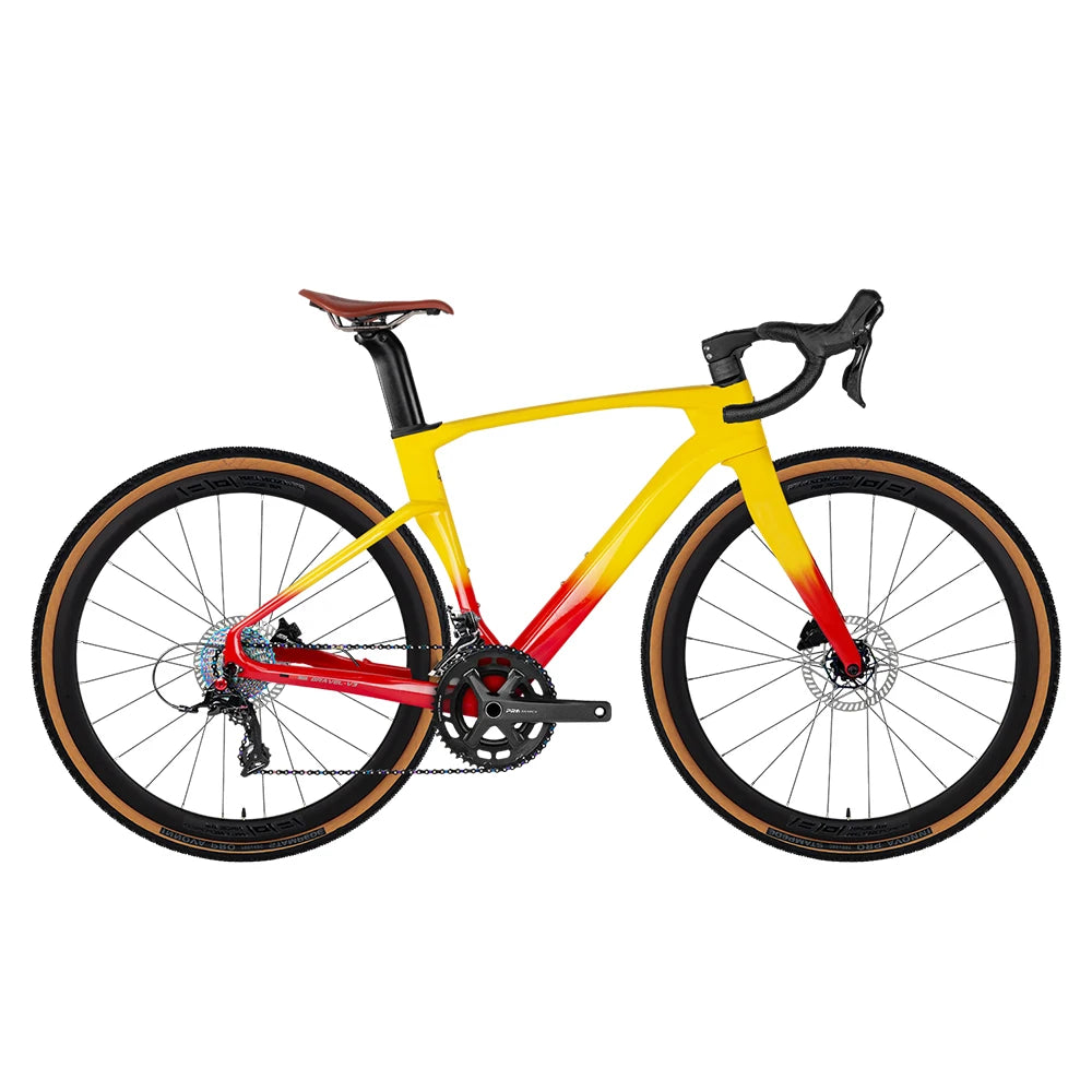 Bicicleta de gravel para carretera TWITTER de carbono, 24 velocidades, cuadro de fibra de carbono, frenos de disco hidráulicos, bicicleta de montaña, bicicleta urbana unisex para todo terreno