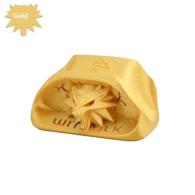 Gran oferta, insignia de cabeza de lobo de mago, soporte de base para mando de juegos Xbox, periféricos, accesorios de ordenador, almacenamiento de escritorio