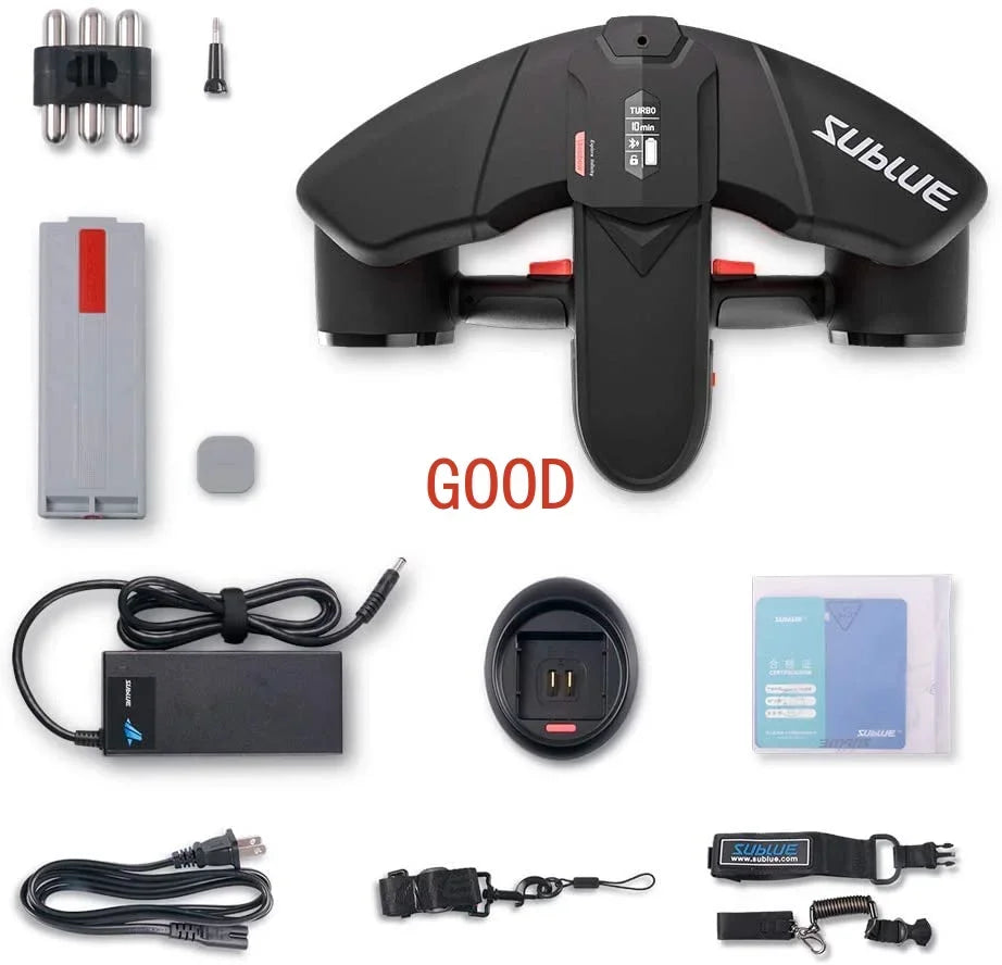 TAO 158WH Sublue Navbow, Scooter Submarino de 75 Minutos de Autonomía, Scooter Eléctrico para Buceo a 4.47 mph, Scooter Submarino Resistente al Agua hasta 40 Metros