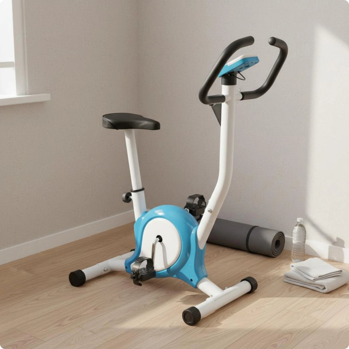 Bicicleta Estática para Niños, Tamaño Compacto, Bicicleta de Ejercicio para Niños, Equipo de Gimnasio en Casa, Asiento Ajustable, Pedales Antideslizantes