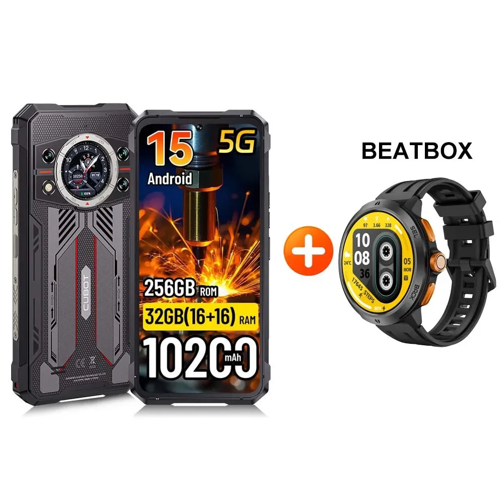 [Envío desde Polonia] Smartphone resistente 5G Cubot KingKong 11 16GB(8+8)GB+256GB 32GB(16+16)+256GB 10200mAh 6.72'' Teléfono móvil NFC Android 15