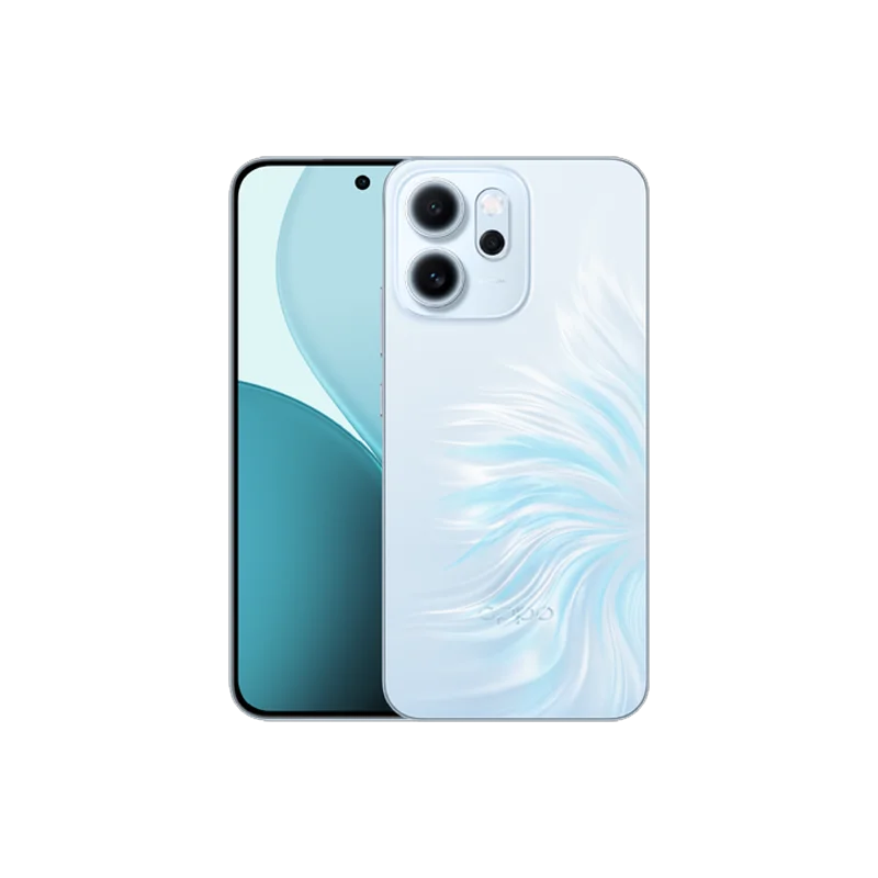 Smartphone - OPPO Reno14 F 5G, 8GB+256GB verde, versión europea, pantalla AMOLED de 6,57" 120Hz, Snapdragon 6 Gen 1, 6000mAh, cámara de 50MP, eSIM, Wi-Fi 5, NFC, GPS, GLONASS, Bluetooth 5.1