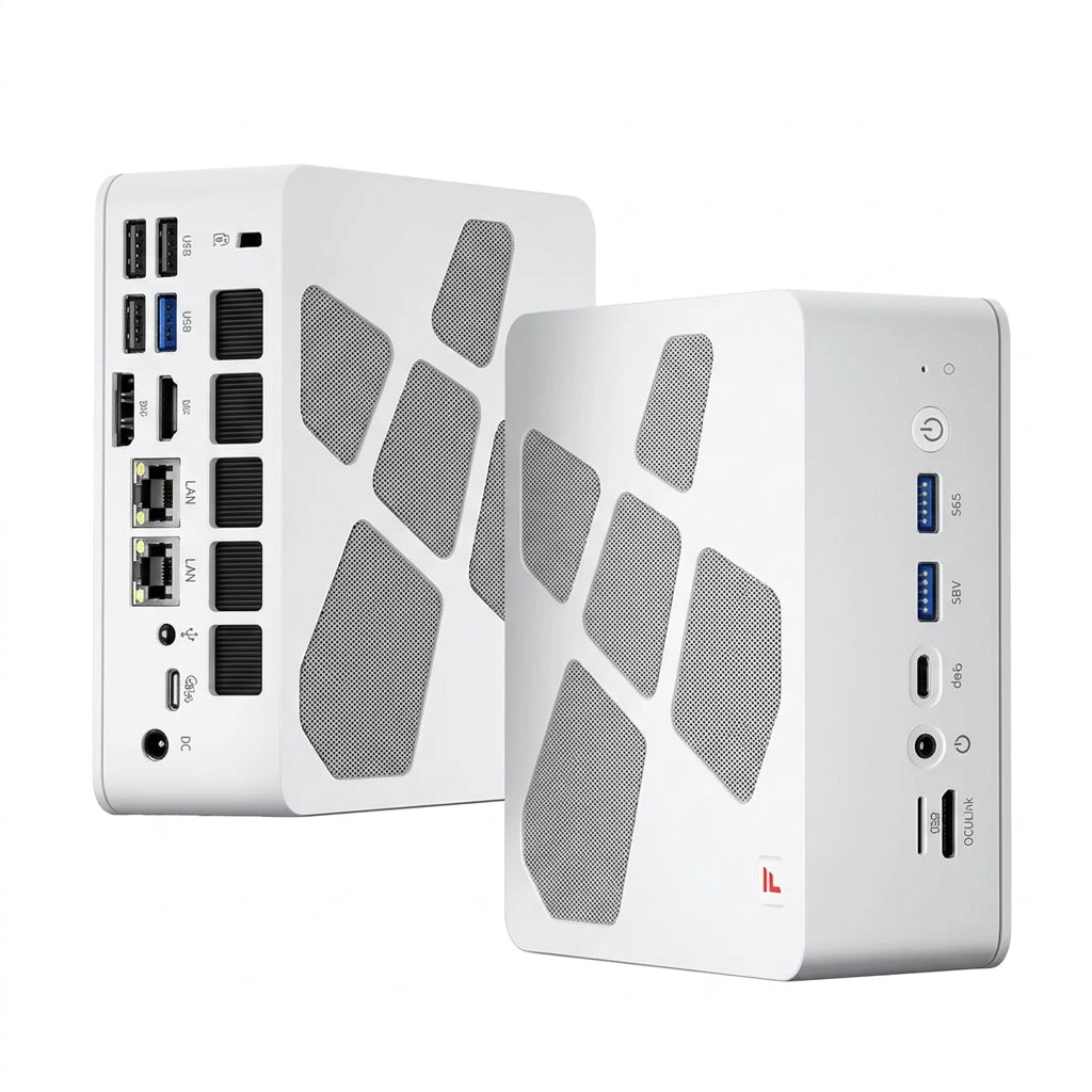 Firebat A8 Mini PC AMD Ryzen AI 9 365 32GB DDR5 1TB SSD PCIe4.0 Windows 11 OCuLink USB4*2 WiFi6 Computadora de Escritorio para Juegos