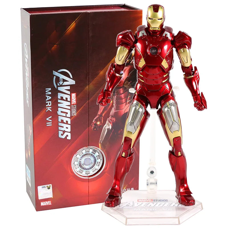ZD Toys Iron Man 3 MK 22 24 35 41 47 figura de acción de PVC juguete de modelos coleccionables