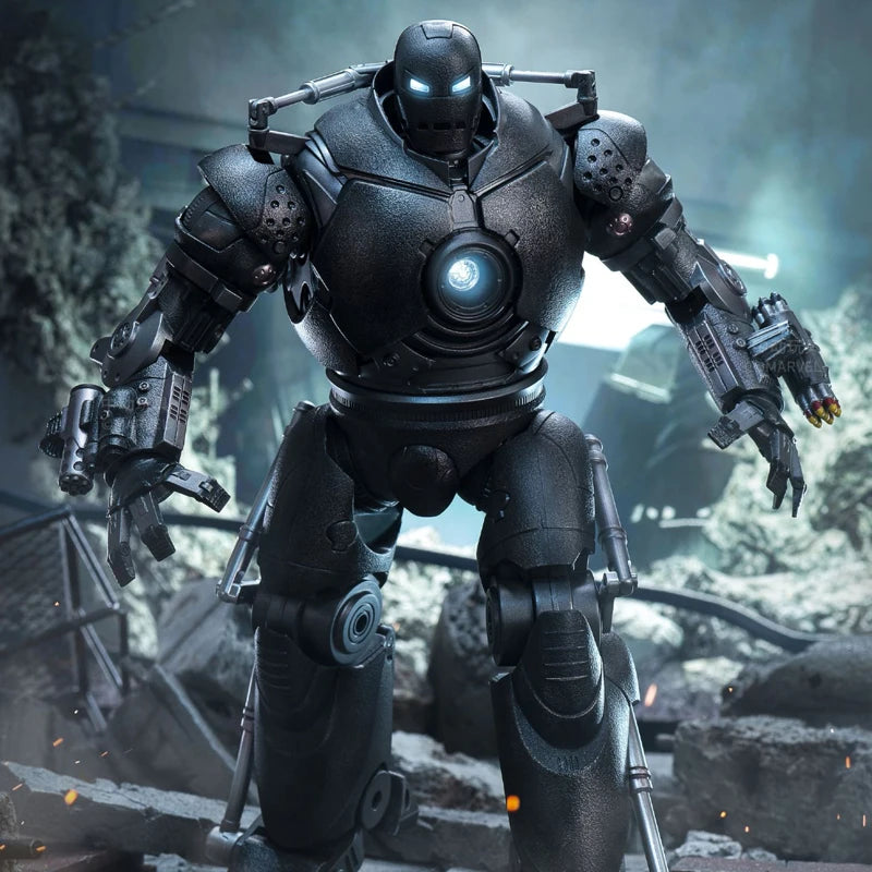 Original ZDTDS Iron Man Tony Stark Whiplash Blacklash Iron Monger MK3 colección de figuras de acción película modelo muñeca juguetes regalos de navidad