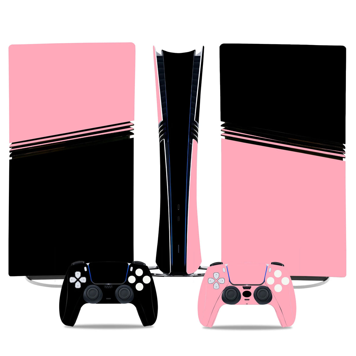 Adhesivo de vinilo decorativo para PS5 Pro Digital, funda de cobertura completa para consola de juegos y 2 controles
