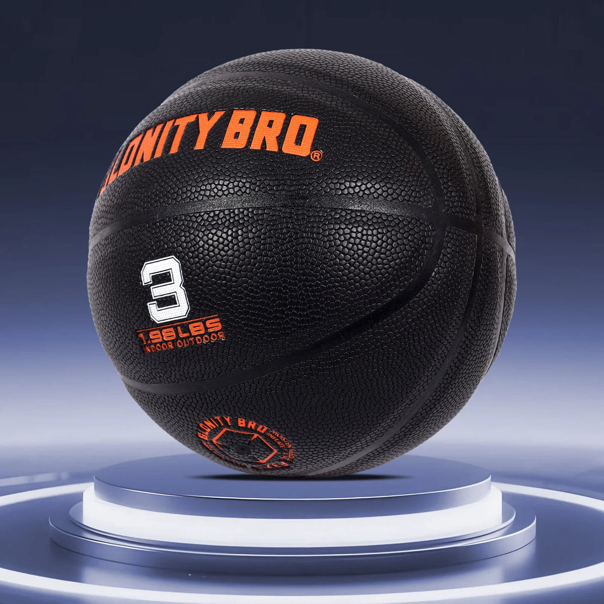 Balón de baloncesto Trainer Small Heavy Ball, tamaño 3, para interiores y exteriores: mejora las habilidades de drible, pases, manejo y rebotes