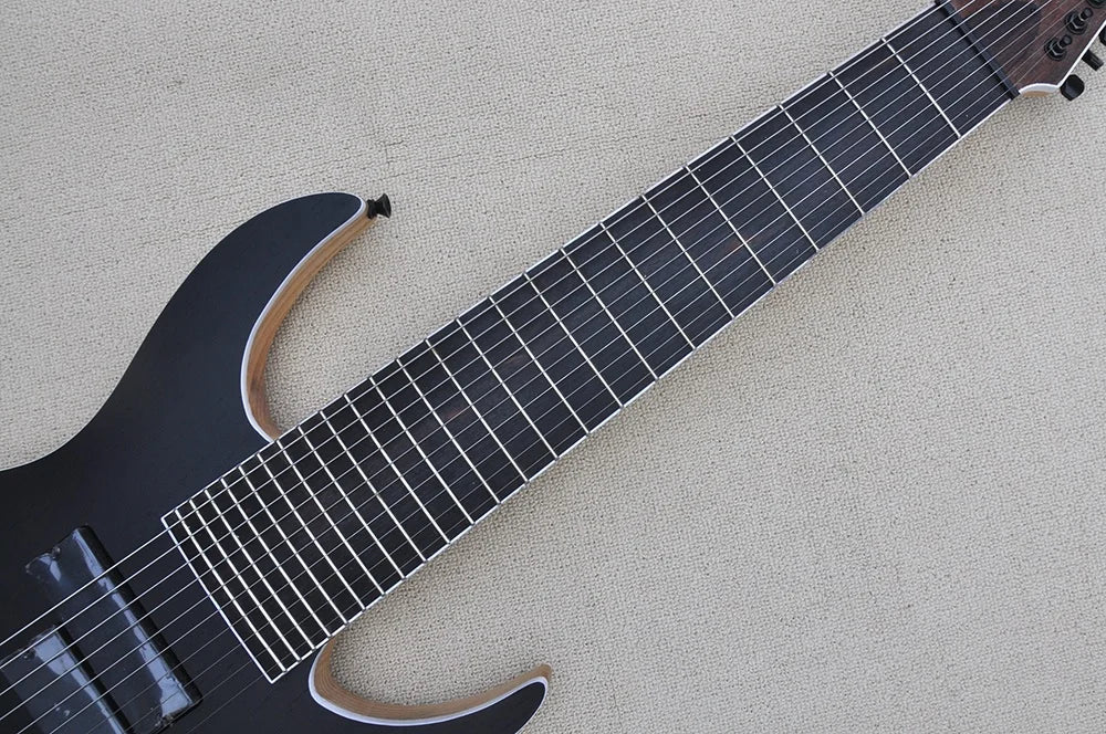 Guitarra Eléctrica de 10 Cuerdas con Diapasón de Palisandro, Herrajes Negros, Servicio de Personalización