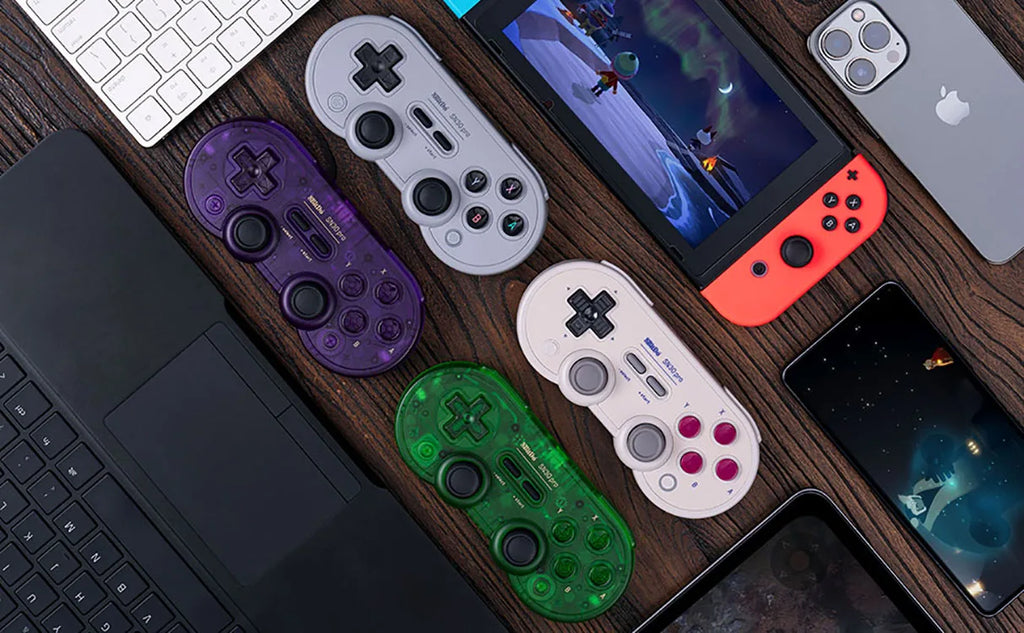 8Bitdo SN30 Pro Gamepad Bluetooth para Nintendo Switch 2 controlador de juego inalámbrico Joystick para NS MacOS Android Steam Raspberry Pi